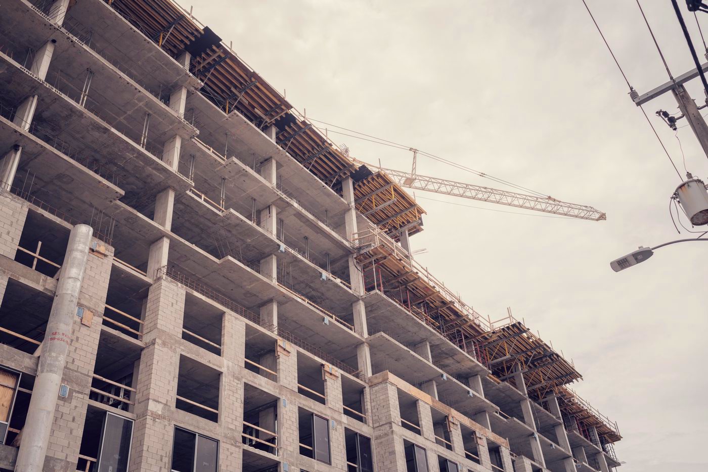 Data center campus under construction